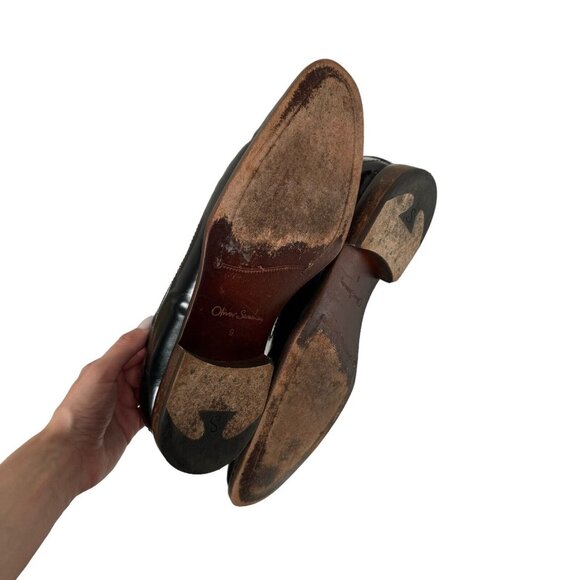 OLIVER SWEENEY Black Blue Sissa Oxford Shoe Men’s Size UK 9 US 10 Made‎ in ITALY - Picture 16 of 16